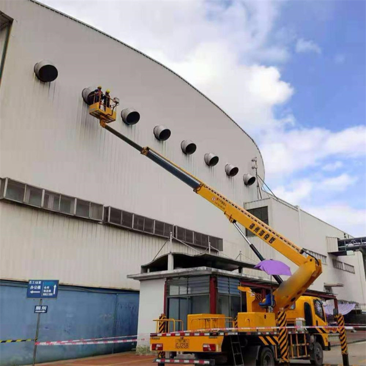 邯郸峰峰矿高空作业车出租服务：专业广告牌安装解决方案